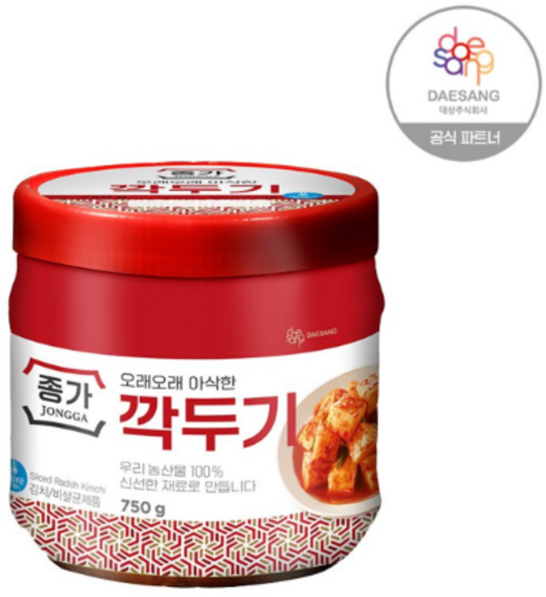 종가 깍두기 750g (PET), 1개
