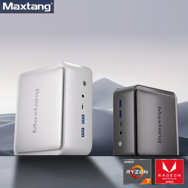 [CY] 맥탕 Maxtang NUC 미니 게이밍 PC AMD 라이젠 R7 8845HS 데스크톱 고성능 mini pc 원도우스11 8코어16스레드 45W 2.5G메쉬 시즌신상, R7 8845HS표준시스템(SSD+DDR미포함), WIN10, 0GB, 0GB, 그레이