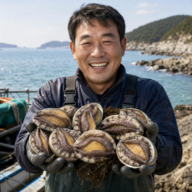 완도 싱싱할 활 전복 완도산 직거래 산지직송 산소포장, 1개, 1kg 중대(1%<갓잡은>세이프 제철 햇전복BEST)
