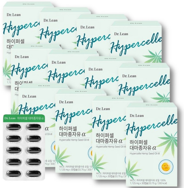 닥터린 하이퍼셀 대마종자유 알파, 30정, 12개