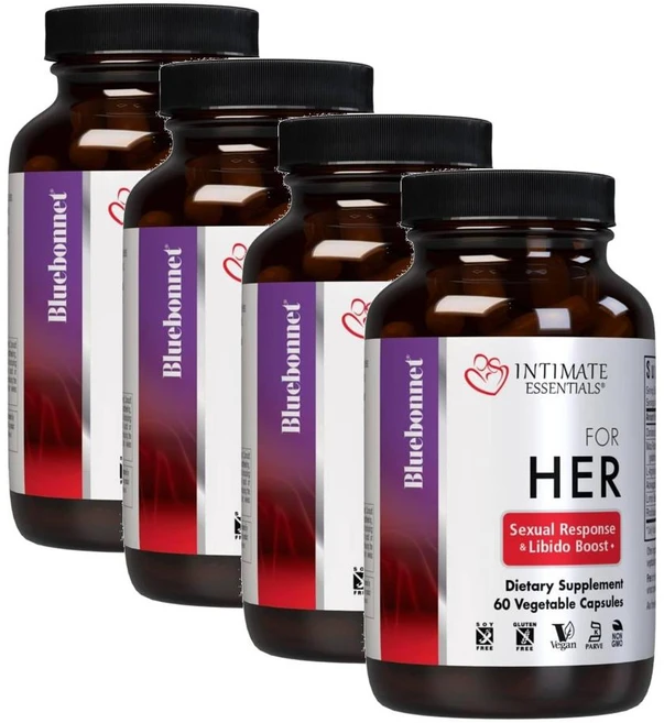 블루보넷뉴트리션 Intimate Essentials For Her 60 식물성 캡슐 x 4, 4개, 60정 - 쿠팡