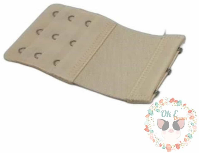 옥이드림 브라 연장 후크 3단 베이지 브레지어 브라연결후크 브라후크