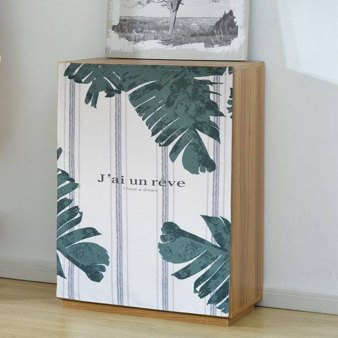 SKANDSALO 북유럽 붙이는 찍찍이 책장 캐비넷 수납장 바란스 선반 가림막 가리개 미니 커튼