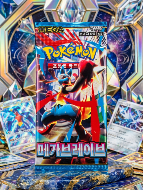 4위 - (국내배송) 포켓몬 카드 TCG 메가 확장 브레이브, 10개, 팩