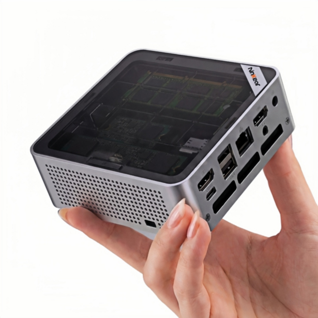 Ninkear 닌키어 M6 AMD Ryzen3 4300U 미니피씨 프로세서 미니 PC WIN11 WIFI6 8GB+256GB, 블랙, 256GB