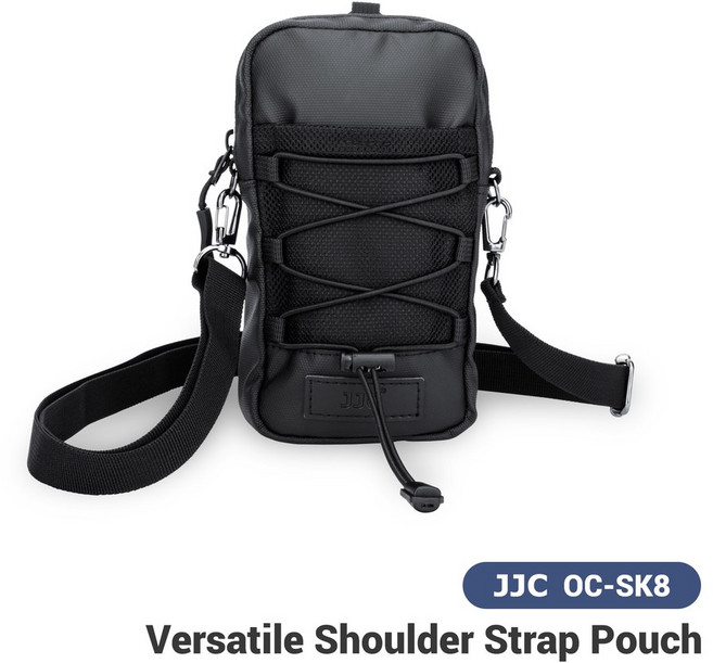 Hero 용 JJC 크로스 바디 숄더 백 13 12 11 16 15 14 액션 카메라 야외 하이킹 가방 파우치 액세서리, 01 블랙 컬러, 1개