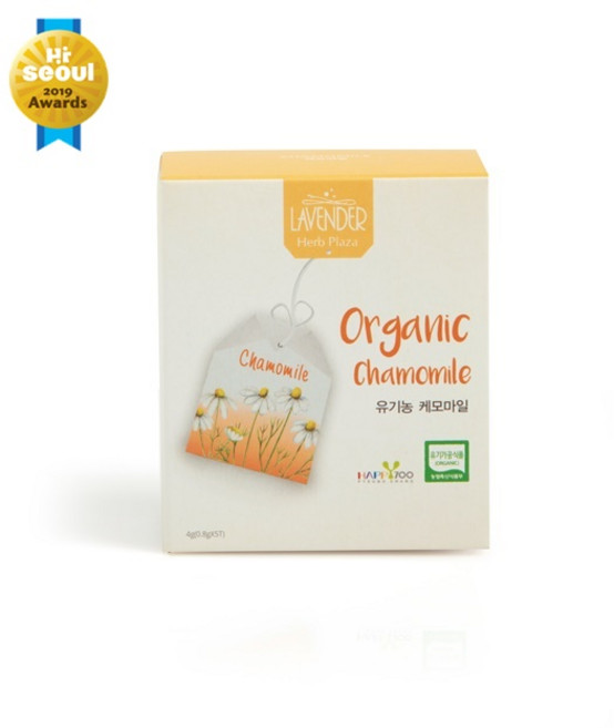 평창라벤다팜 유기농 캐모마일 삼각티백, 800mg, 3개, 5개입