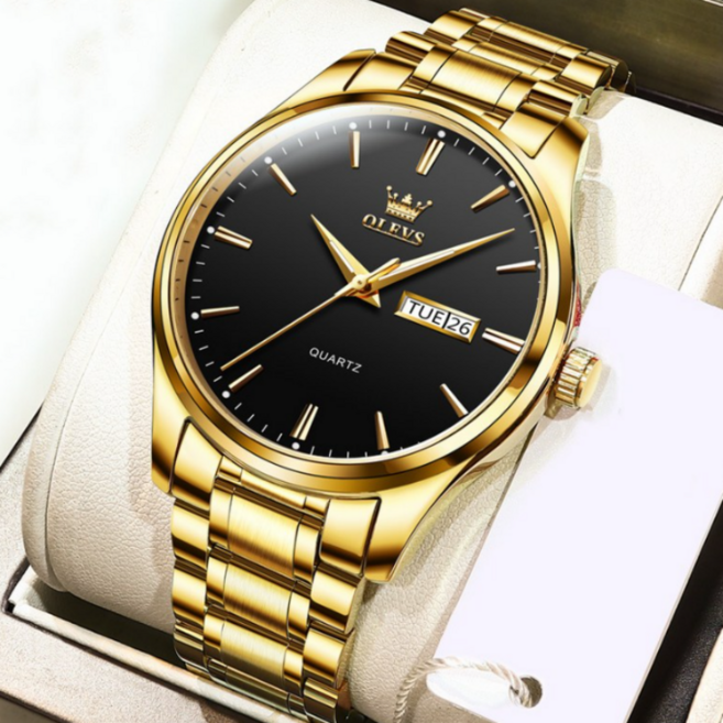 남성용 메탈 손목시계 야광 방수 명품 시계 쿼츠 시계 비즈니스 선물추천