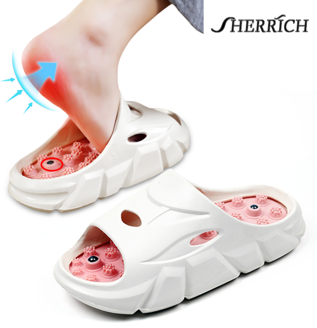 Sherrich 여성 지압슬리퍼 자석 다이어트 족저근막염 슬리퍼