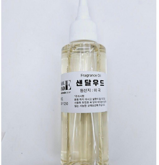(캔들메이드)미국산 프레그런스 오일 100ml, 샌달우드, 1개