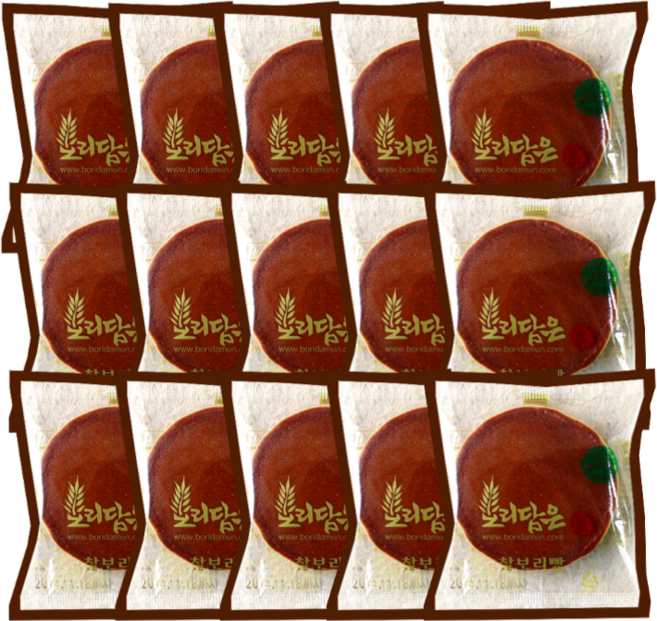 [경주명물] 국내산 보리! 쫀득 경주 찰보리빵 (오리지널), 40개, 28g