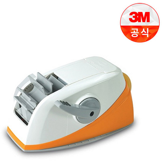 스카치 원터치 테이프커터, 오렌지, 1개
