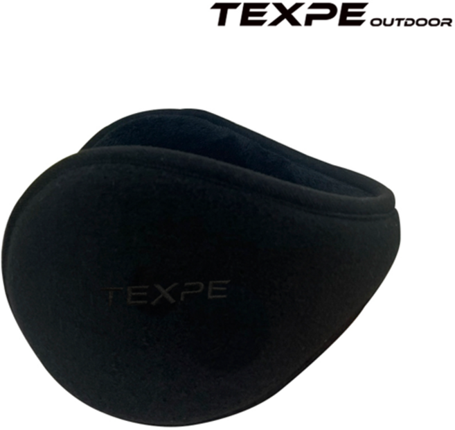 티엑스피 베이직이어캡 기모털 방한 귀마개, 블랙, 1개