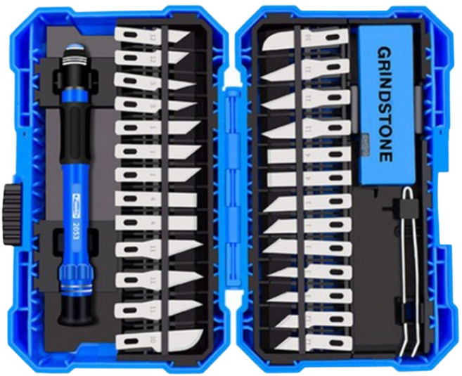 솔리드 정밀 조각칼 29p 세트 목공 나무 플라스틱 목공용 조각도 공예칼