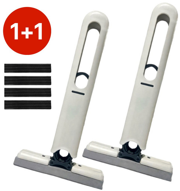 아포나 뽀송 미니 물기제거 밀대 걸레 스펀지 1+1, 2세트