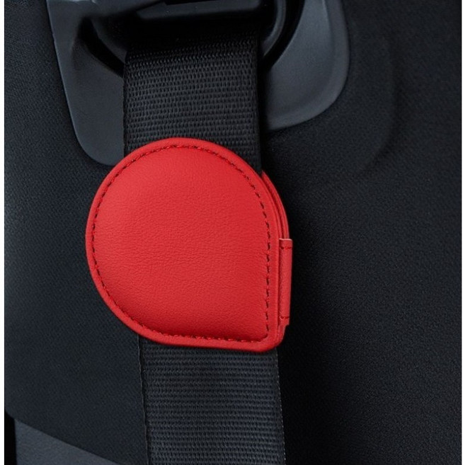 밀튼 안전벨트 클립 스토퍼 임산부용품, 1개, 물방울타입 레드