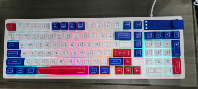 K102 98鍵 機械手感鍵盤 輕靜音軸 MDA鍵帽, 如圖所示, 詳情內介紹, 製造商軸