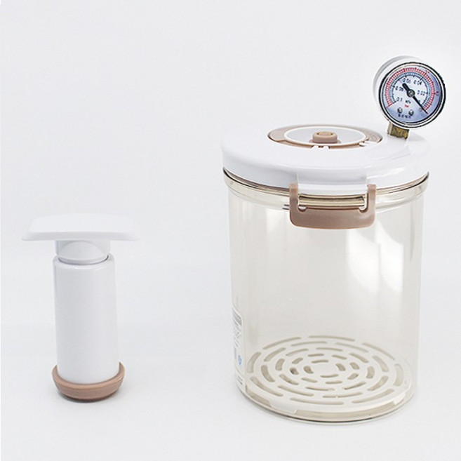 빅사이언스고급형 압력계 진공 수동 탈포기 기포제거(1.45L)