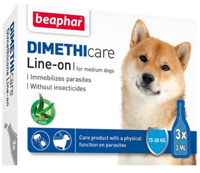 비아파 강아지 디메치케어 라인온 중형견용 3p, 9ml, 1개