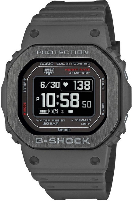 카시오 지샥 G스쿼드 남성 손목시계 심박계 블루투스 DW-H5600MB-1JR