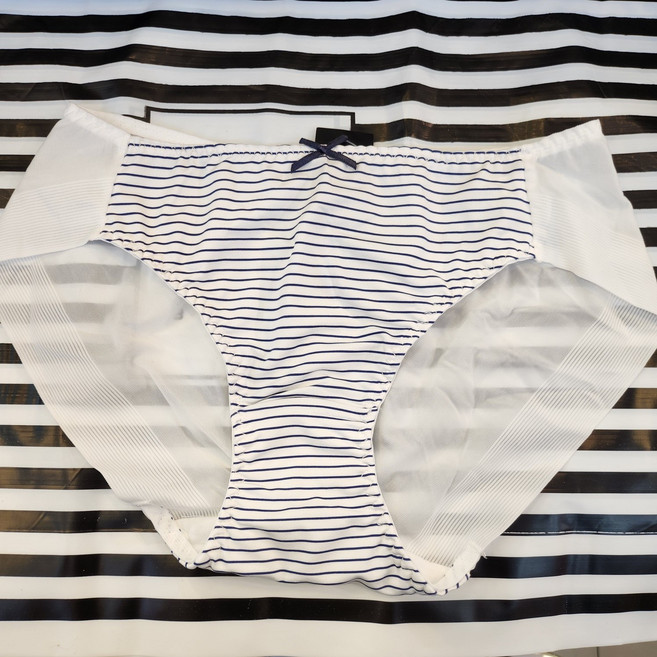 댑 아이보리컬러 네이비스트라이프 여성햄팬티 부평점