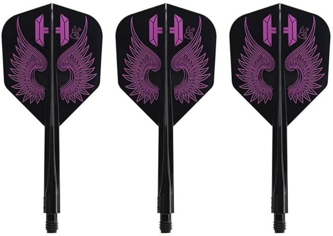 CONDOR AXE FLAP WINGS Hugo Leung 선수 모델 콘도르액스 플랩 윙스 다트 비행 Small L 블랙