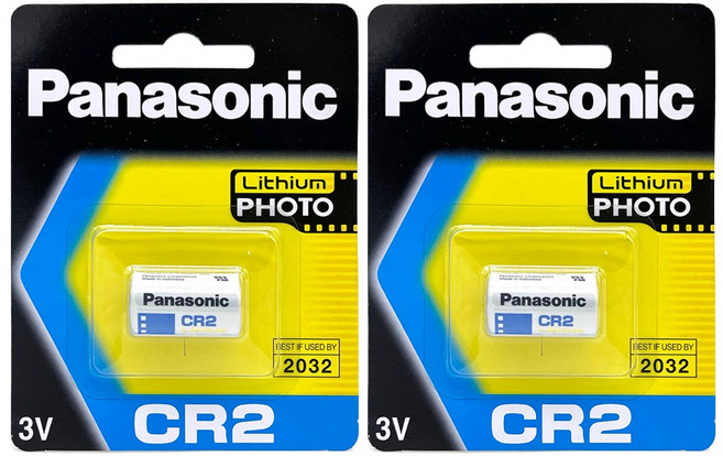 MILESEEY 거리측정기건전지 차쉬넬 골프 CR2 거리측정기 배터리 베터리 약 밧데리 건전지, 2개입, 1개