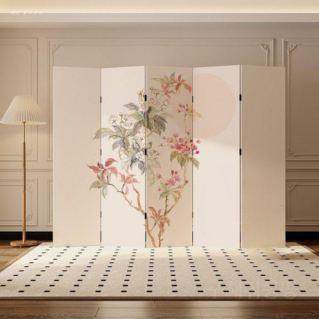 돌잔치병풍 민화병풍 산수화 민화 명절 접이식 고화 식당, 1개