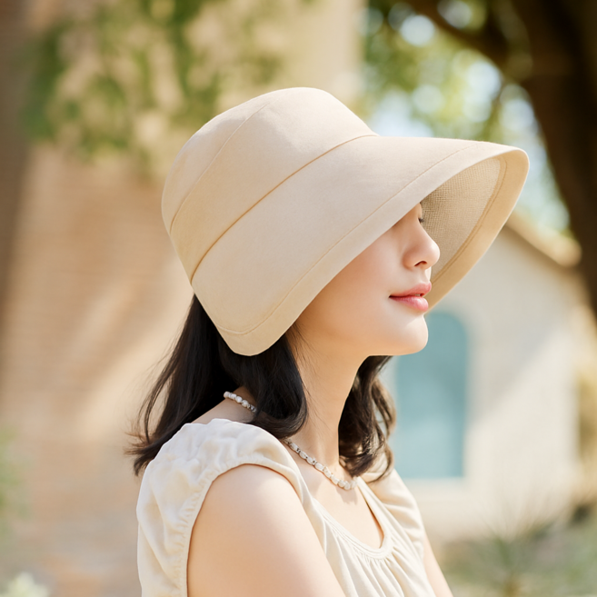 모장A12 중년여성 자외선차단 썬햇 모자