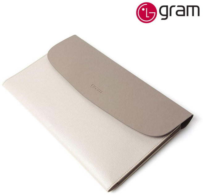 LG 그램 정품 파우치 엘지 그램 정품 노트북 가죽 파우치 가방 14인치 15인치 16인치 17인치, 혼합색상, 1개