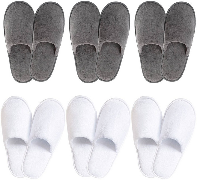 미코허그 업소용 호텔 일회용 슬리퍼 객실용 숙박업소 펜션 게스트하우스 위생 슬리퍼 혼합색상 6개입 10개입