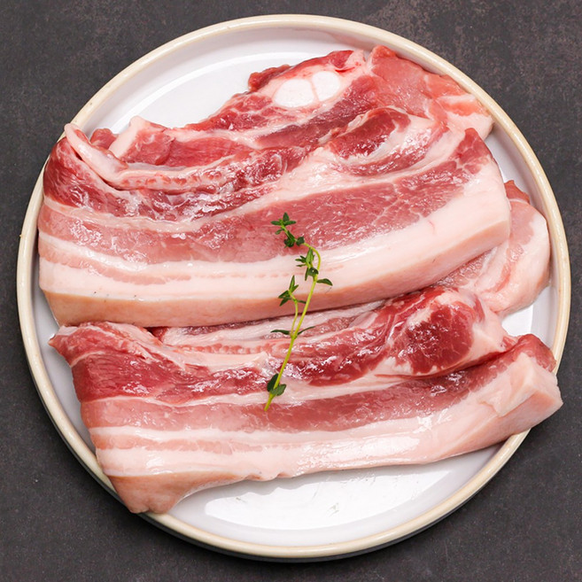 (삼다푸드) 제주 흑돼지 삼겹살 바베큐 캠핑 흑돈, 제주흑돼지 삼겹살 1kg, 1개