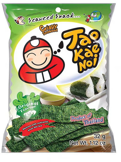 태국 타오케노이 김과자 바삭바삭김, 3개, 32g