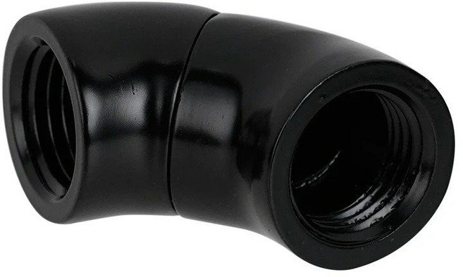 360회전식 수냉 커넥터 컴퓨터 피팅 블랙 실버 TSNW902 V1, Black