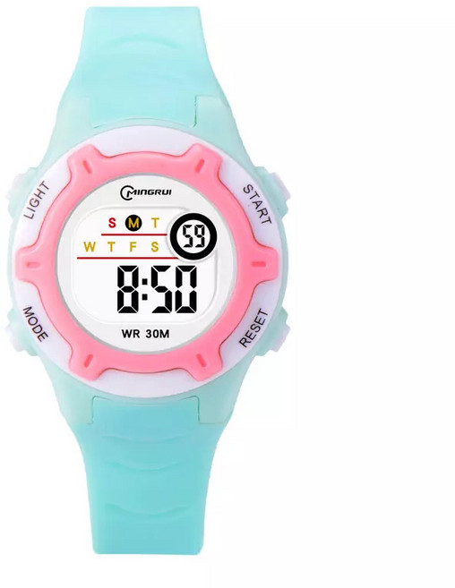 LTS 남여공용 학생 스마트칩셋 스포츠 우레탄 알람 전자손목시계