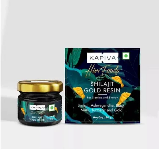 Kapiva Shilajit Gold Resin - 20g | Helps in boosting Stamina | Contains 24 Carat Gold | 100% Ayurved, 1개 - 쿠팡