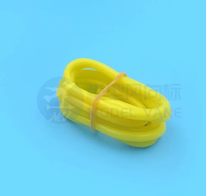 3x5mm/4x7mm 길이 1M 다채로운 물 쿨 튜브 RC 모델 선박에 대 한 실리콘 내열성 전기 보트 가스 메탄올, 13 Yellow-3X5mm L1M