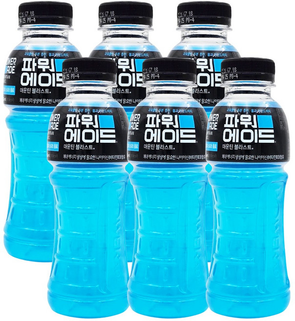 코카콜라 파워에이드 마운틴블라스트, 6개