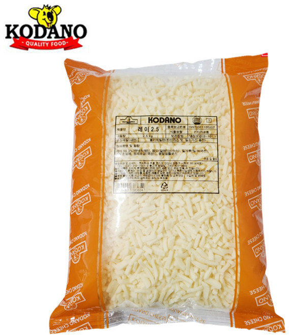 코스트코 피자치즈 대용량 모짜렐라치즈 2.5kg 업소용 가정용 피자 돈까스 떡볶이, 1개