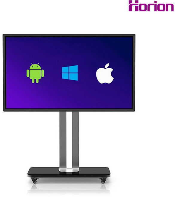 [호리온] 전자칠판 65M3A (일반스탠드) 안드로이드용 학원 회의실 미러링, 방문설치, 벽걸이 포함, 65인치