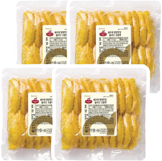 쉐프원 영양만점 플레인 오믈렛 1kg, 4개