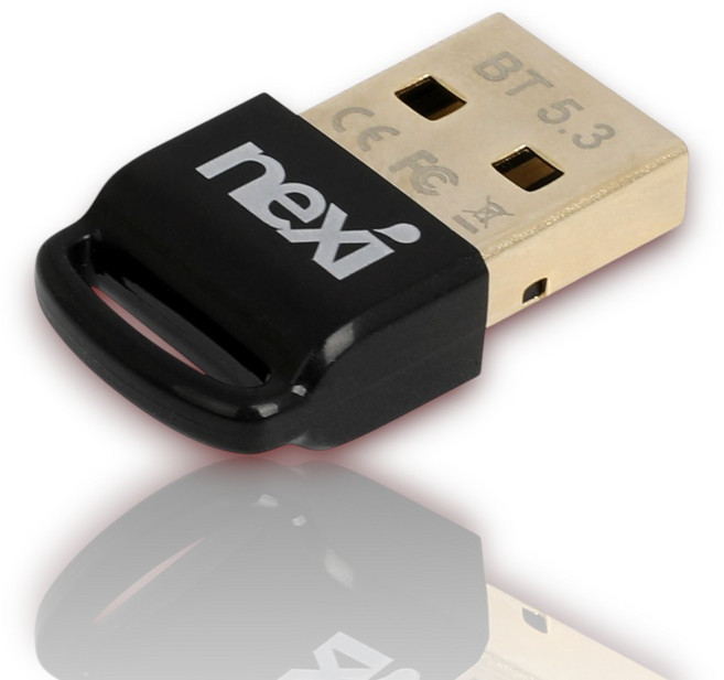 연오랑 (NEXI) 무선 블루투스 동글 5.3 간편페어링 USB2.0 멀티페어링, 1개