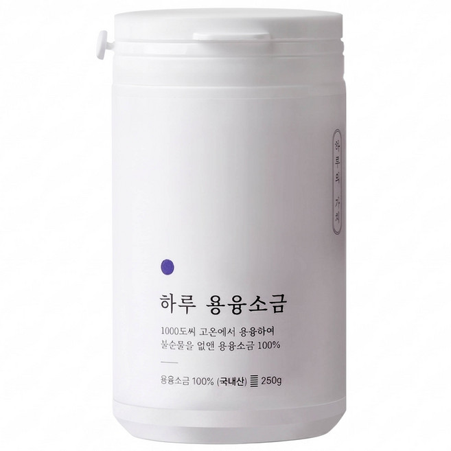 용융소금 미네랄소금 국내산 고순도소금 융용소금 소금 용용소금, 1개, 250g