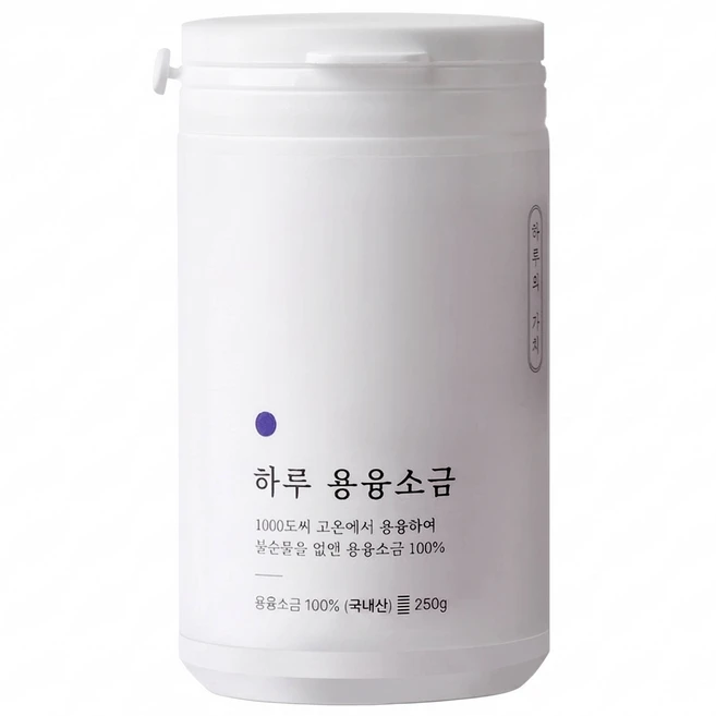 용융소금 미네랄소금 국내산 고순도소금 융용소금 소금 용용소금, 1개, 250g - 쿠팡