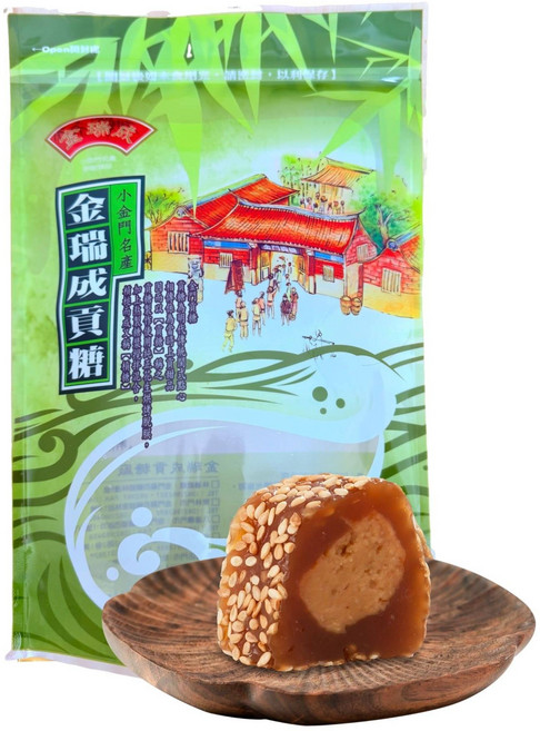 金瑞成 豬腳貢糖 量販包(500g)(全素), 1個