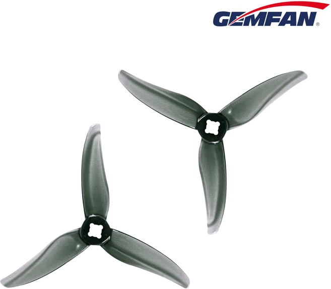 Gemfan 허리케인 3520 인치 PC 블레이드 프로펠러 FPV 프리스타일 드론 교체 DIY 부품 12 쌍, 03 12 pairs Gray
