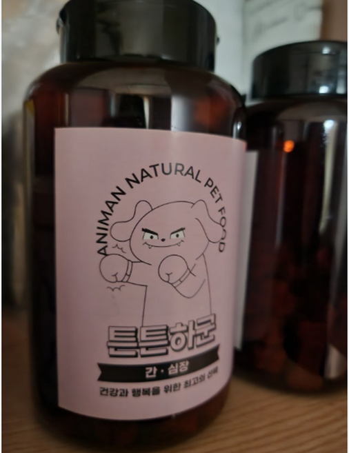 튼튼하군 애니먼 강화 심장 면역력 영양제 간 dok+7596Xo, 빠른배송, 1