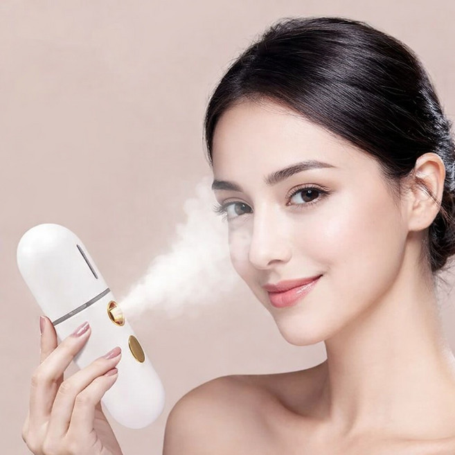 언제 어디서든 OK 즉각 수분 충전 미스트기 미스트 대신 쓰는 가성비 휴대용 초음파 나노 미스트기, 퓨어스노우(백색), 나노미스트/Nano Mist00