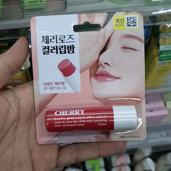 오릭스 체리로즈 컬러립밤, 1개, 체리향, 4.8g - 쿠팡