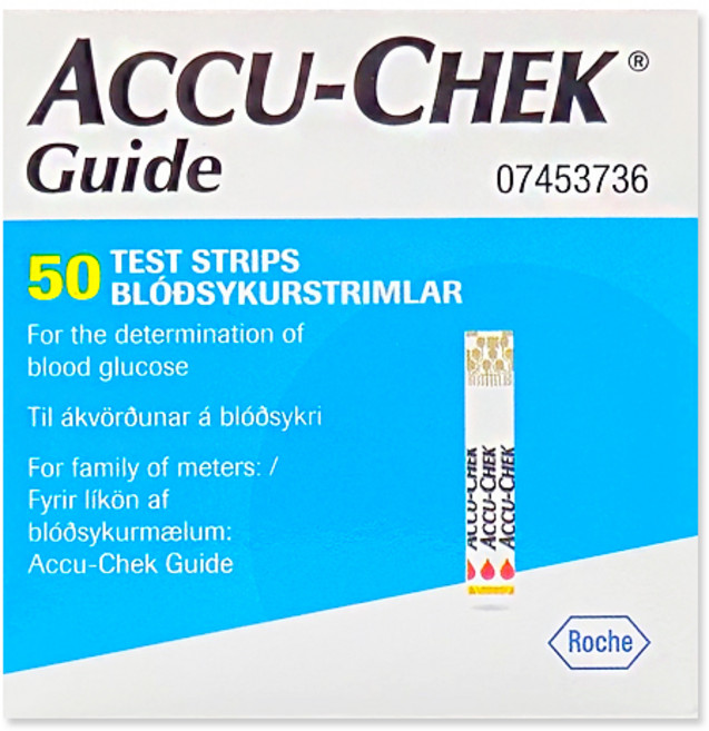 아큐첵 가이드 혈당측정지, 1개